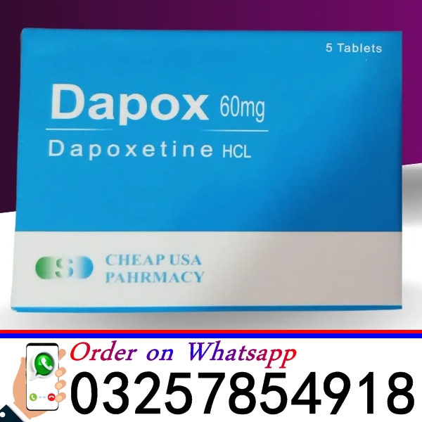 Dapox 60mg Dapoxetine HCL Tablets In Rawalpindi