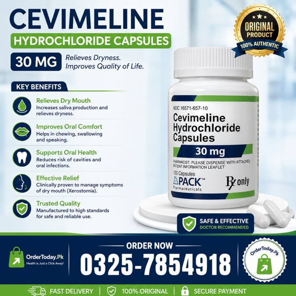 Cevimeline Hydrochloride 30mg Capsules