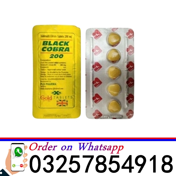 Black Cobra 200 Tablets in Pakistan