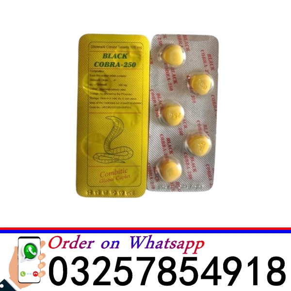 Black Cobra 250 Tablets in Pakistan