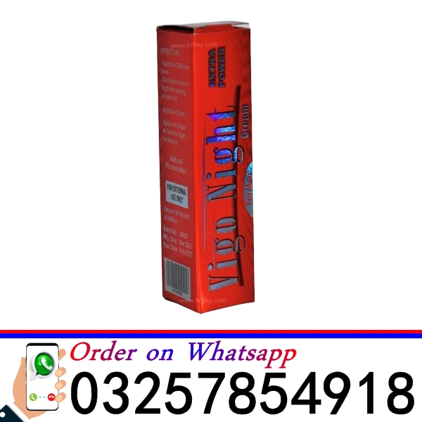 Vigo Night Delay Cream in Pakistan