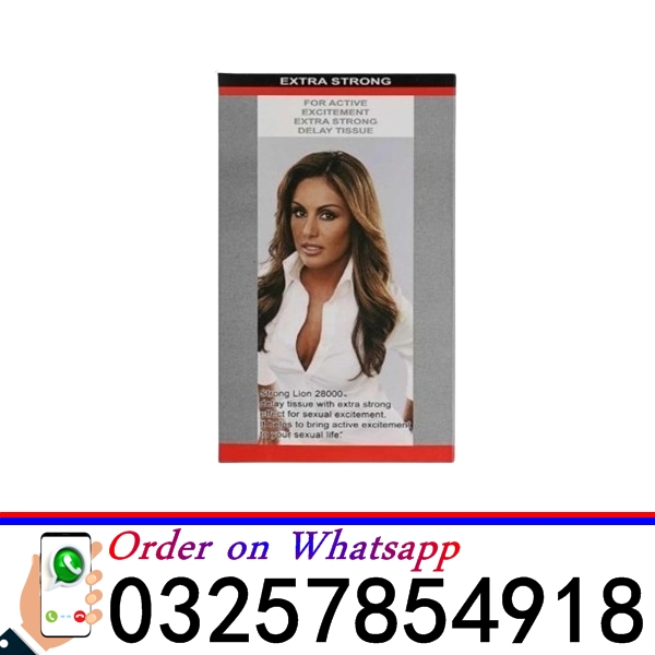 Lion Power 28000 Delay Tissue in Pakistan