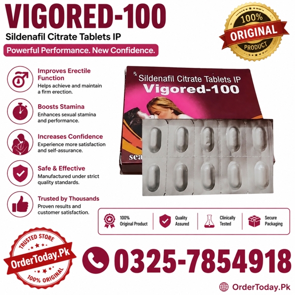 Vigore Sildenafil Citrate 100Mg Tablets in Lahore