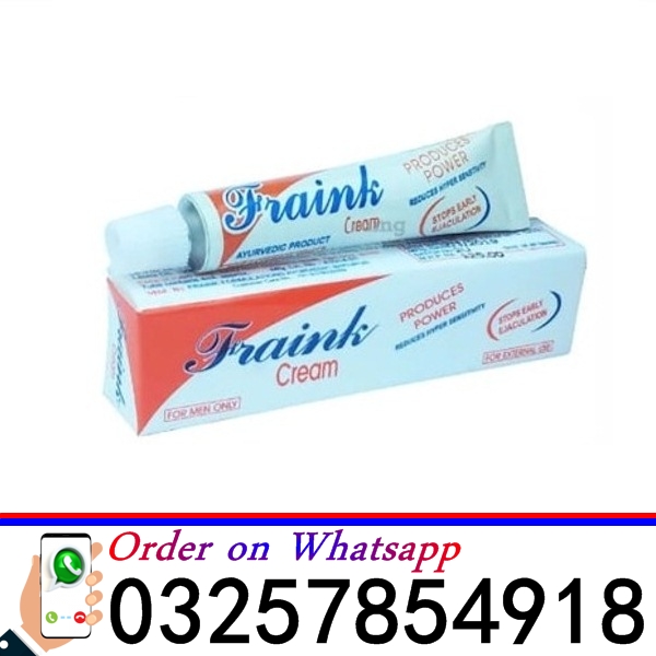 Fraink Delay Cream in Pakistan