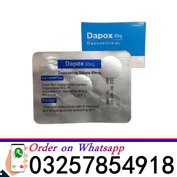 Dapox 60mg Dapoxetine HCL in Pakistan