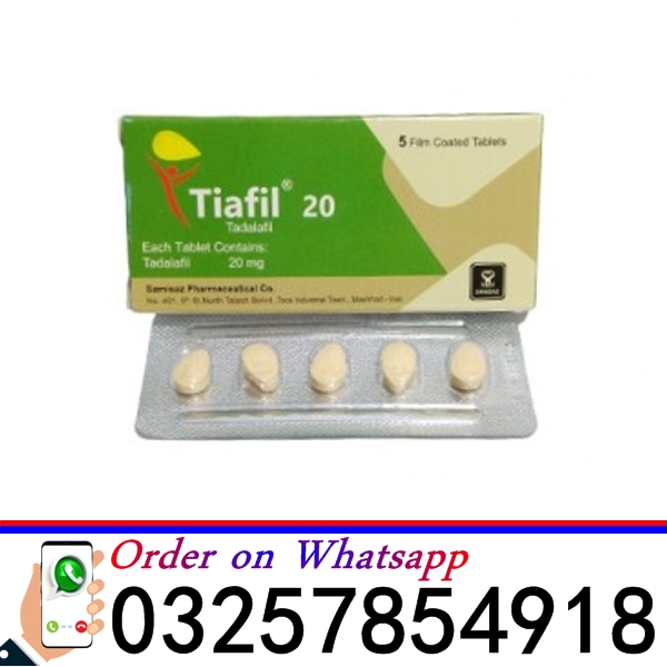 Tiafil Tadalafil 20mg Tablets in Pakistan