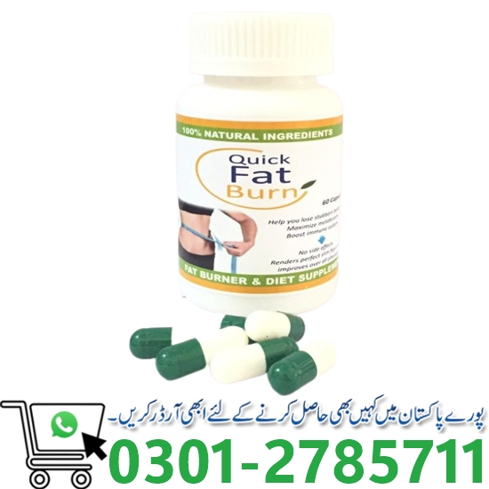 Quick Fat Burn Capsules in Pakistan